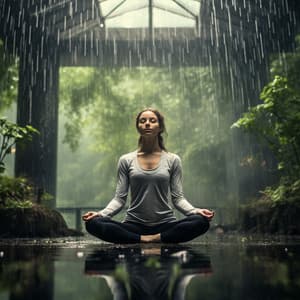 Éxtasis Melódico De Lluvia: Música De Yoga Para La Tranquilidad - Resplandor de la naturaleza