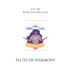 Flute of Harmony: 432 Hz Meditation Melodies - 432 hz Positive Melody