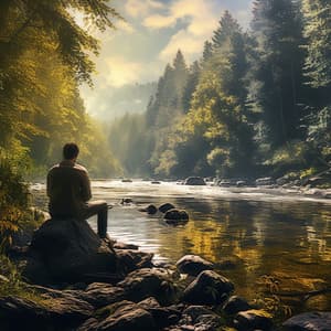 Binaural Calm: Water Relaxation Notes - Electronic Waves