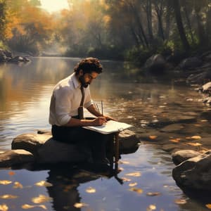 Water's Workday Cadence: Music for Efficiency - Sounds Of Nature