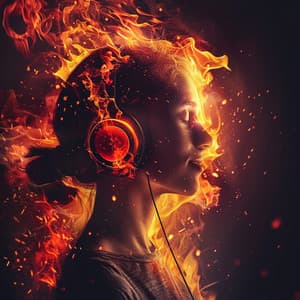 Sleep in Fire's Embrace: Restful Music - Sleep Crickets