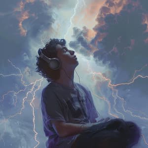 Ambiente De Estudio Suave Del Trueno: Sonidos Reconfortantes De Tormenta - Sonidos de estudio