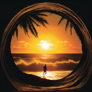 Escape En El Océano: Armonía Relajante De La Dichosa Paz - Sonidos de la naturaleza desconectados