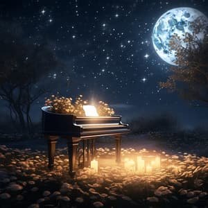 Sueño De Polvo Estelar: Bocetos De Piano Para Noches De Mirada Estrellada - Sonata de luz de Luna