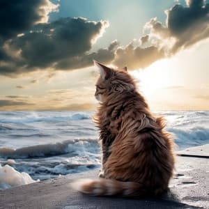 Aguas Rítmicas: Melodías Felinas A Lo Largo Del Río - El alivio del estrés