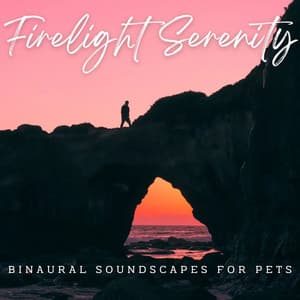 Ambient Firelight Serenity: Binaural Soundscapes for Pets - Pure Binaural Beats