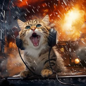 Music for Cats: Feline Rain Symphony - Tranquil Serene