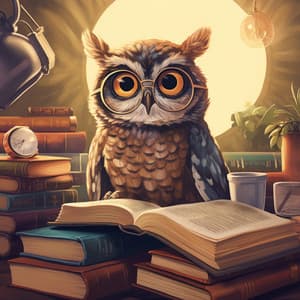 Study Owl - The Lofi Zoo
