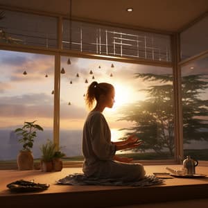 Sleep Meditation Binaural: Firelight Serenades for Inner Peace - Meditation Music Academy