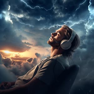 Relaxing Thunder: Soothing Rain Rhythms - Calming Noises