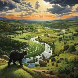 Catnip Harmony Thunder - Feline Melodies Unleashed - Nature Caldwell