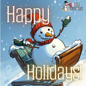Happy Holidays! - Jazzy Snowman