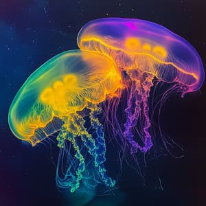 ! ! ! ! ! ! ! ! ! Ocean Magical Jellyfish PeacefulMeditationSleep - Relaxing Music