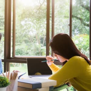 Meditation Music in Blue: Deep Study by the Ocean - 1 Hour Meditation