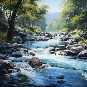 Música Del Flujo Del Río: Sinfonía Apacible Del Lago De La Serenidad - El proyecto de la naturaleza