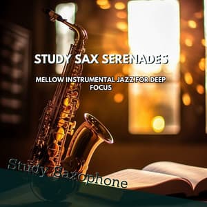 Study Sax Serenades: Mellow Instrumental Jazz for Deep Focus - Study Saxophone