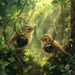 Feathered Cadence: Binaural Birds and Nature's Beat - 92 96 Hz - 432Hz Powerful Miracle Tones