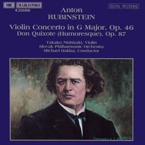 Rubinstein: Violin Concerto, Op. 46 / Don Quixote, Op. 87 - Anton Rubinstein