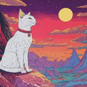 Crowned Kitties' Cove: Regal Resting Place for Majestic Felines - Music For Cats