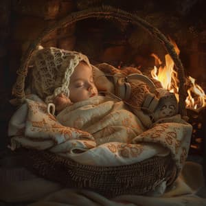 Ember's Lullaby: Baby Sleep in Fire's Glow - Mozart Lullabies Baby Lullaby