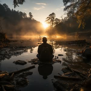 Himno Apacible De Estudio En Las Aguas: Música En La Orilla Del Agua - Naturaleza susurrante