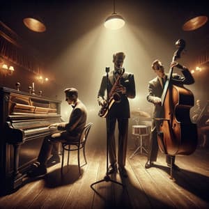 Sax and Keys Jazz Elegance: Vintage Jazz Trio Rhythms - Instrumental Jazz Music Group