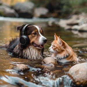 Pets Water Harmony: Binaural Calm - Pet Music Therapy