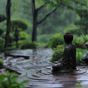 Ambiente De Yoga Binaural Con Suave Lluvia - Yoga & Meditación