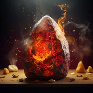 Tranquil Blaze Harmonies: Meditative Music by the Fire - A Sound Healer