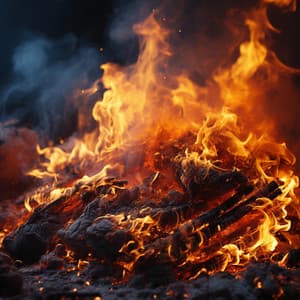 Música Relajante A La Luz Del Fuego: Melodías De Aprendizaje Misterioso Con Las Brasas - Orquesta de las Naturalezas