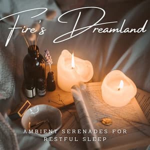 Fire's Dreamland: Ambient Serenades for Restful Sleep - Bubbled White Noise Fire Sounds