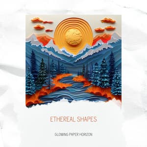 Ethereal Shapes - Glowing Paper Horizon