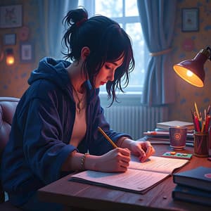 Silent Scribbles: Lofi Beats for Study Sessions - Lofi Hip-Hop Beats