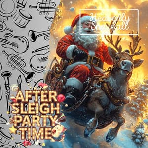 Heavenly Snowfall: Santa’s Big Post-Ride Dream - After Sleigh Party Time