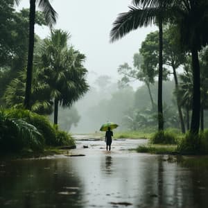 Junto A La Orilla En Día Lluvioso: Serena Música Relajante Con Lluvia - Vibraciones de la Naturaleza