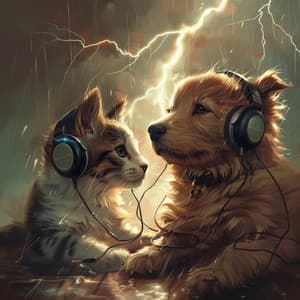 Pets and Thunder: Comforting Melodies - Music for Pets Library