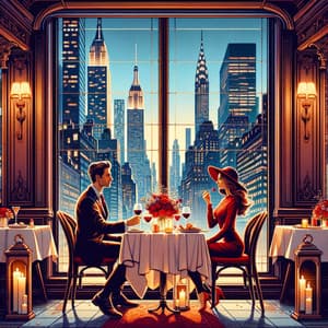 Couple Dinner Date: Two Wine, New York Jazz Restaurant - Background Music Masters