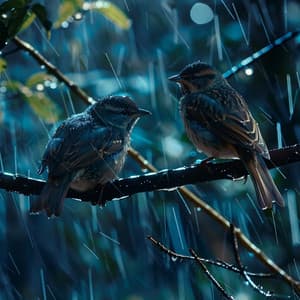 Mindful Binaural Meditation with Nature Birds and Rain - Rain relax