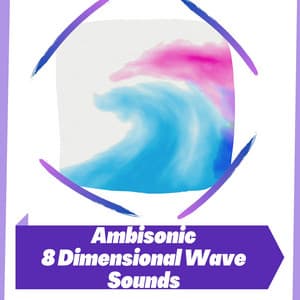 Ambisonic 8 Dimensional Wave Sounds, Sea with Binaural Audio - ASMR Ocean Waves