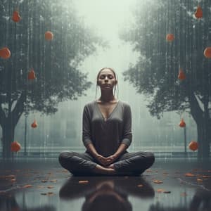 Meditación De Lluvia Relajante: Música Binaural Para La Tranquilidad - Santo hercio espiritual