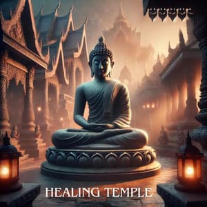 Healing Temple: Meditation Area – Deep Awareness, Peaceful Flute, Garden Oasis of Relaxation, Mindfulness World - Healing Meditation Zone