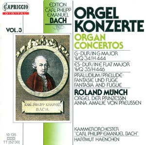 Bach, C.P.E.: Organ Concertos, Vol. 3 - Wq, 34, 35 - Carl Philipp Emanuel Bach