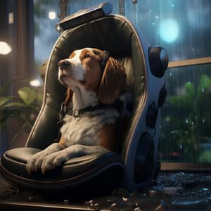 Rain Walk: Playful Dogs Harmony - Powerful Mind Strength