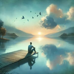 Tranquil Thinking: Calm Your Inner Mood, Motivation Sounds, Positive Vibes - Calming Waters Consort