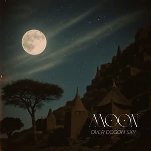 Moon Over Dogon Sky - African Music Drums Collection