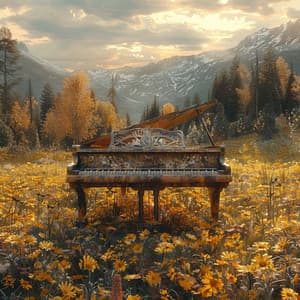 Reflexiones De Piano: Motivo Suave De Meditación - Escalofrío de jazz de piano