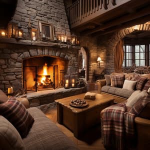 Himnos Junto Al Fuego En El País De Los Sueños: Música Para Aliviar El Estrés - Lista de reproducción para relajarse durante la noche