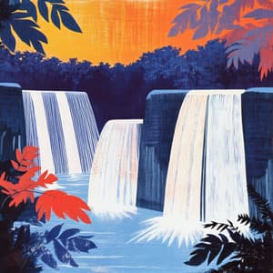 Time's Prism: Fluid Transformations in the World of Waterfalls - Water Meditations
