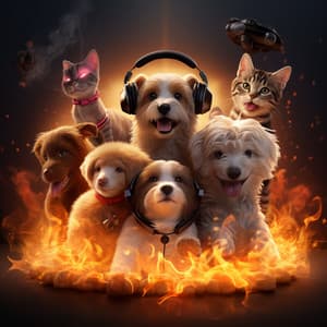 Flame Comfort: Pets Relaxing Harmony - Simply Hypnotic