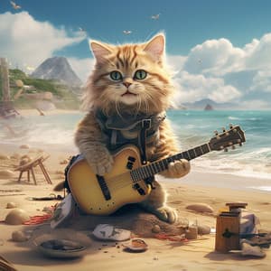 Ocean Cats: Feline Seashore Harmonies - Music for Quiet Moments